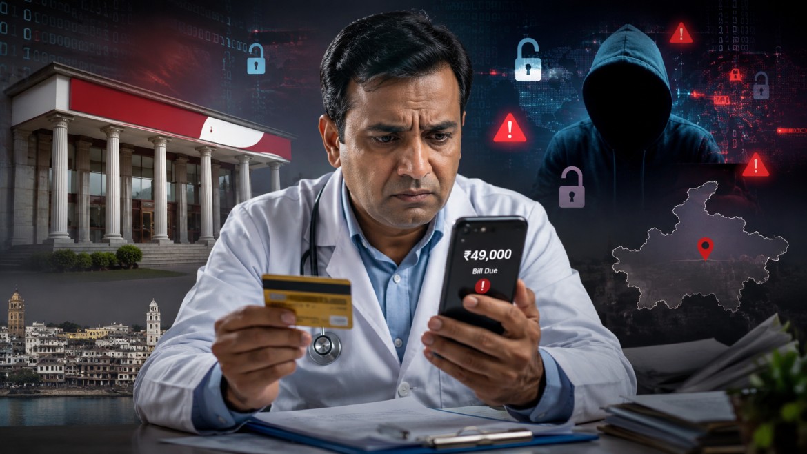 खंडवा: बिना इस्तेमाल किए क्रेडिट कार्ड पर आया ₹49 हजार का बिल, आयुष मेडिकल ऑफिसर से साइबर ठगी
