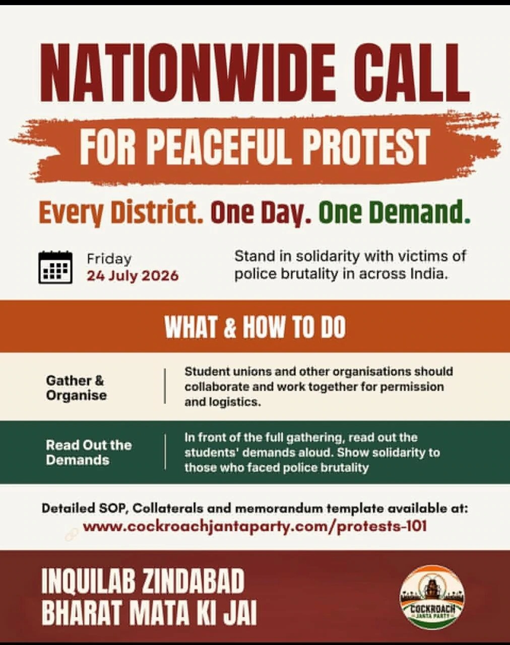 CJP Nationwide Protest