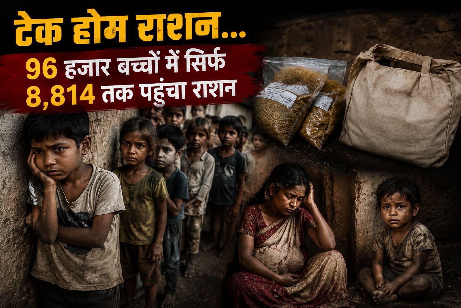 Indore News today: इंदौर में टेक होम राशन वितरण की स्थिति खराब, 96 हजार बच्चों में सिर्फ 8,814 तक पहुंचा राशन