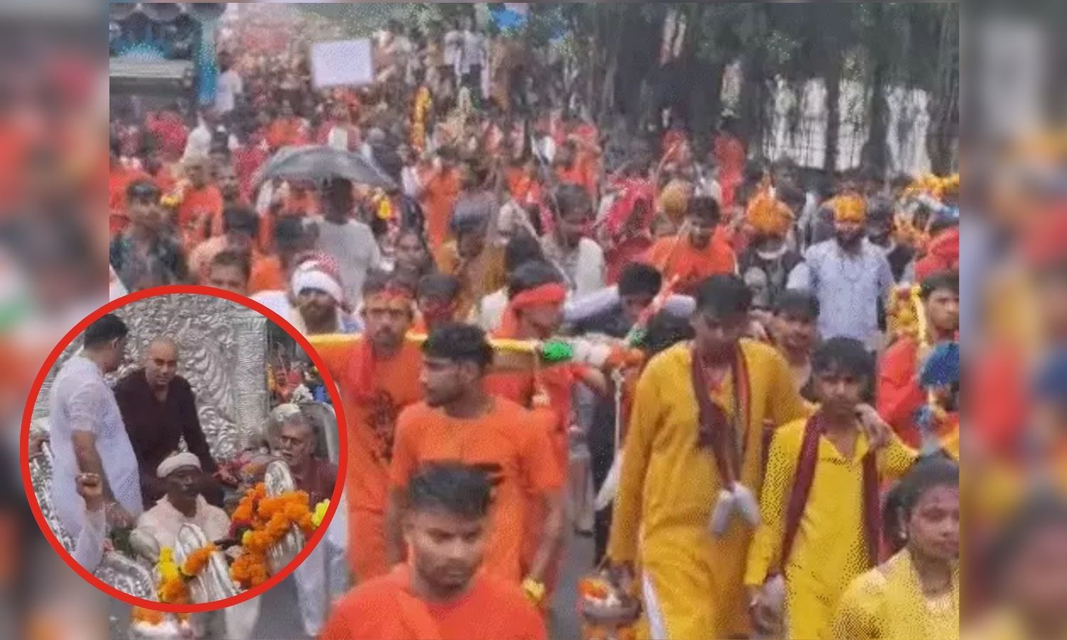 Jabalpur Kawad Yatra : जबलपुर में 33 km लंबी संस्कार कांवड़ यात्रा, मंत्री प्रहलाद पटेल, कांग्रेस प्रदेश अध्यक्ष पटवारी हुए शामिल