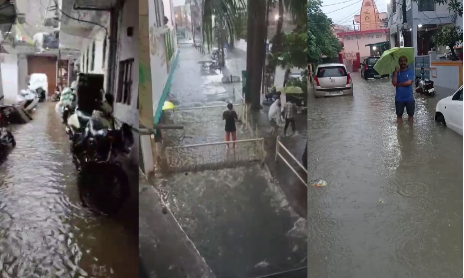 MP Rain Alert: भोपाल में मूसलाधार बारिश से बेहाल हुए हालात: घरों में घुसा पानी, नर्सरी से 12वीं तक स्कूल बंद; 21 जिलों में अलर्ट