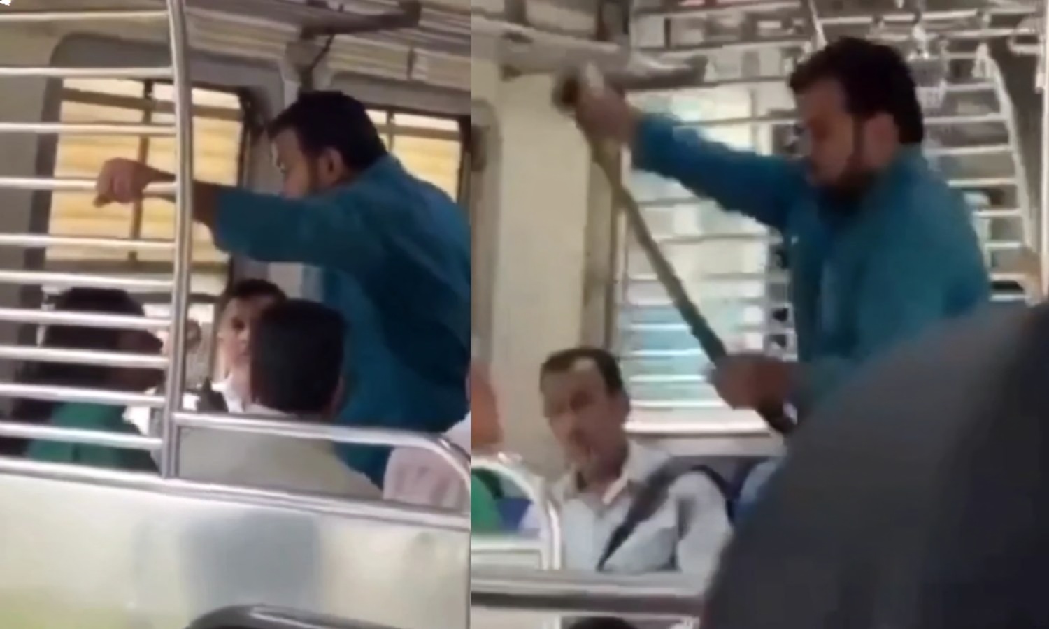 Viral Video : मुंबई लोकल ट्रेन में सीट को लेकर विवाद, मोहम्मद रिजवान अंसारी ने महिला यात्री को बेल्ट से पीटा
