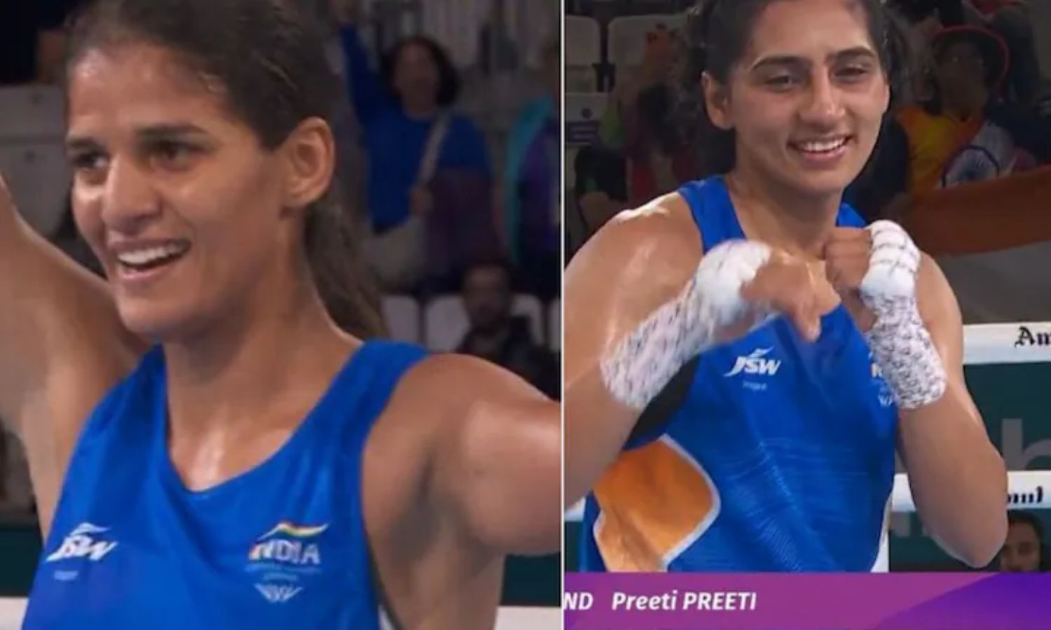Commonwealth Games 2026 : प्रीति-जैस्मिन ने बॉक्सिंग और सोमन ने पैरा शॉटपुट में जीता गोल्ड, अब तक 30 मेडल्स
