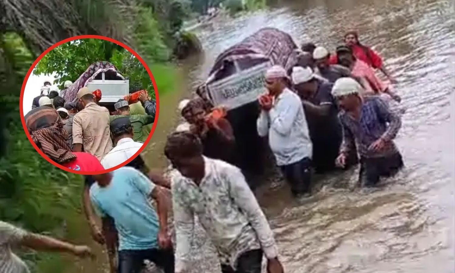 Seoni Viral Video : जनाजा लेकर नदी पार करने का वीडियो वायरल, कब्रिस्तान तक पहुंचने जान का उठाते है जोखिम