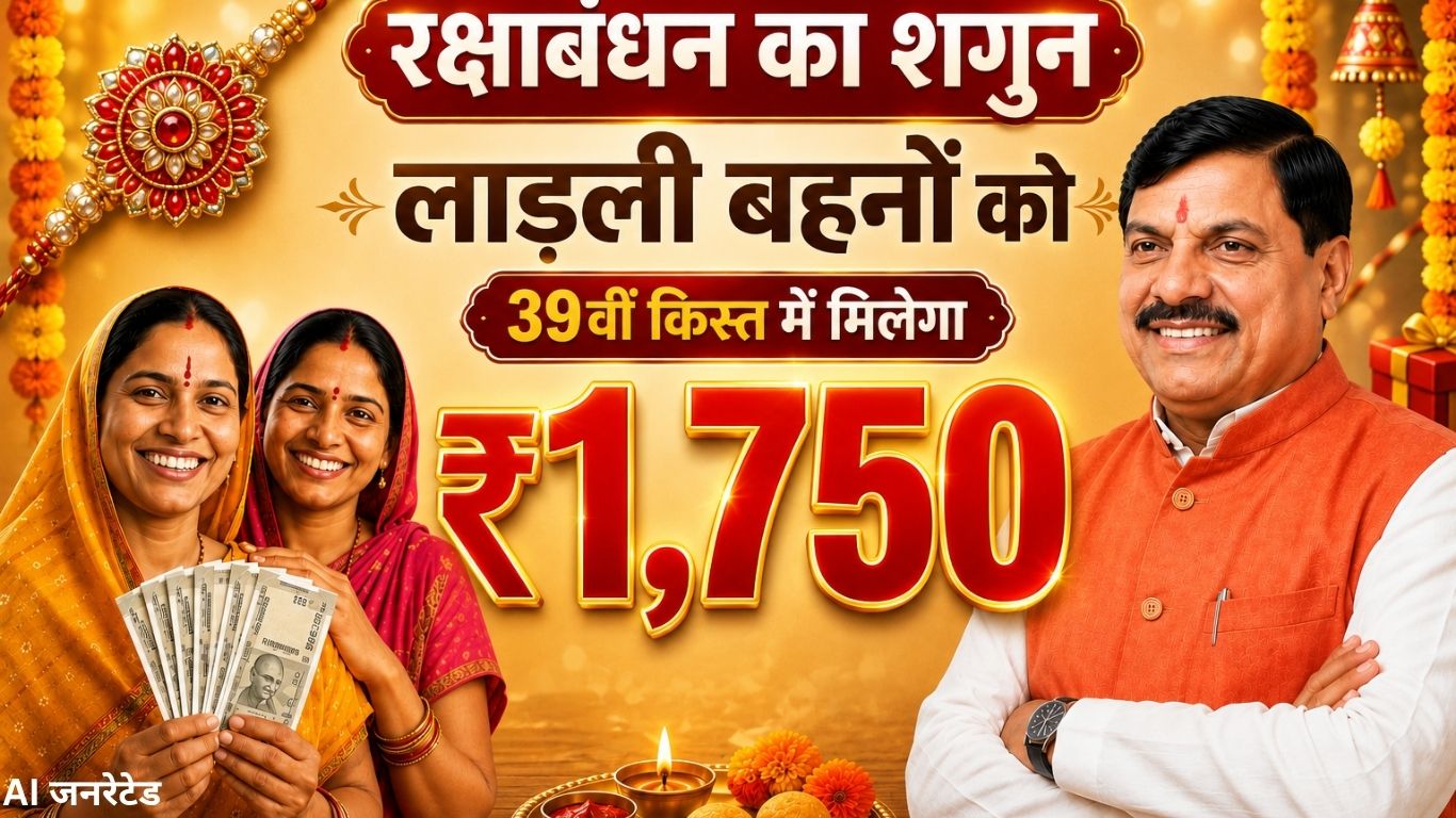 लाड़ली बहना की 39वीं किस्त आज, जानिए खाते में कितने रुपए आएंगे; CM मोहन यादव करेंगे ट्रांसफर