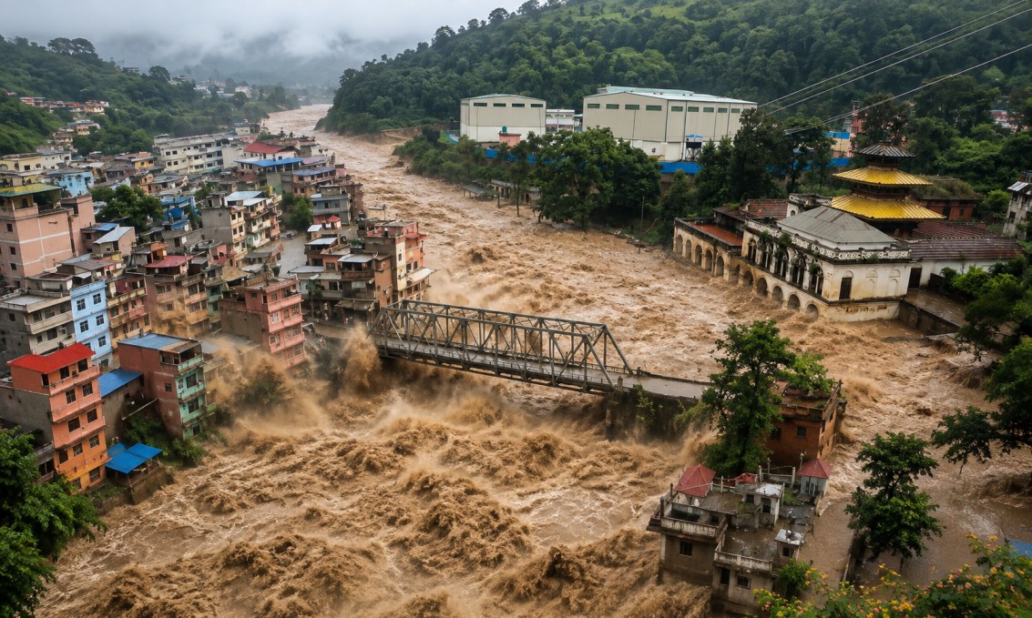 नेपाल में बाढ़ के बाद बड़े पैमाने पर रेस्क्यू ऑपरेशन शुरू, 384 लापता लोगों की तलाश जारी